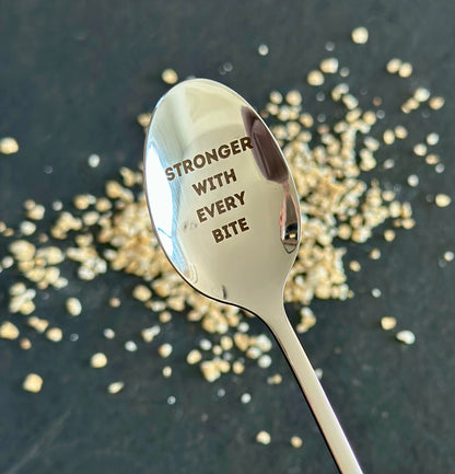 Recovery Löffel: "Stronger with every bite"