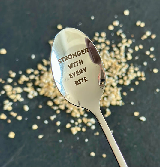 Recovery Löffel: "Stronger with every bite"